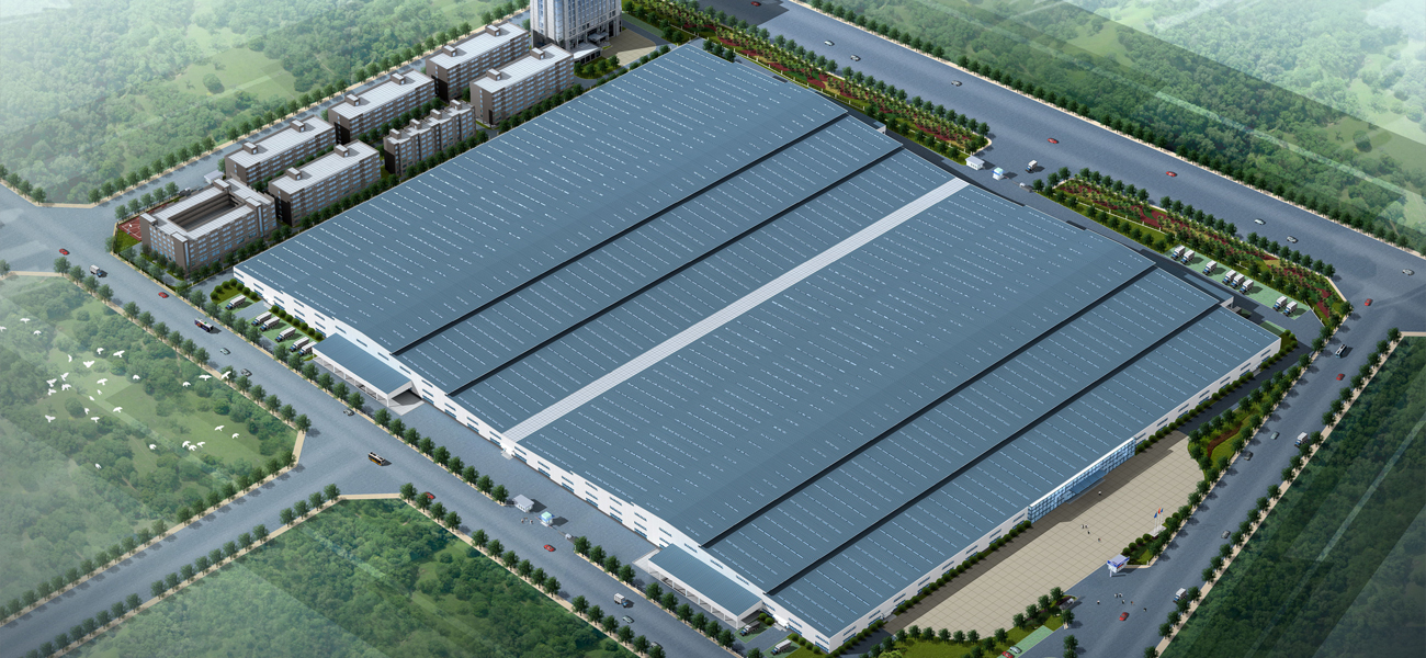 ドローンによる空撮は大型の工場にも対応しております。